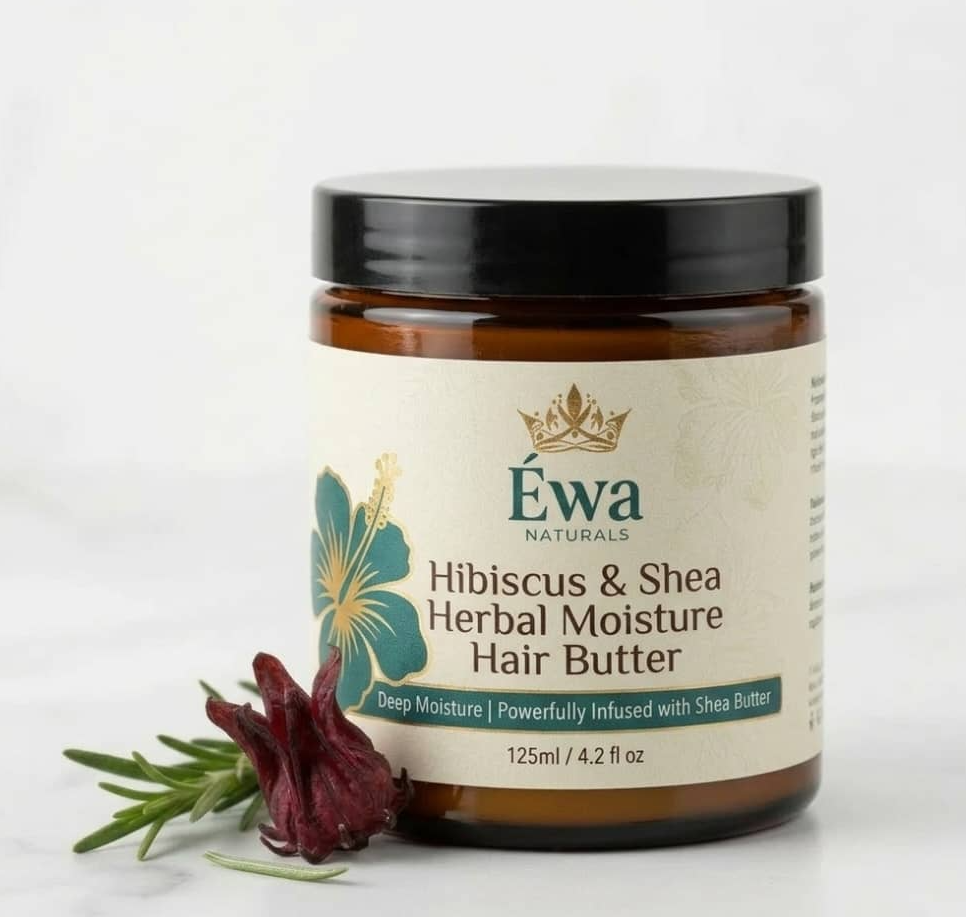 Hibiscus and Moringa Hair Butter